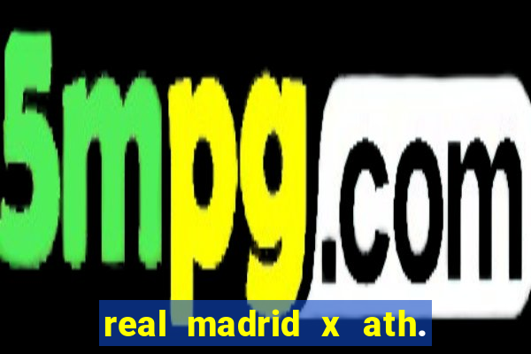 real madrid x ath. bilbao palpite